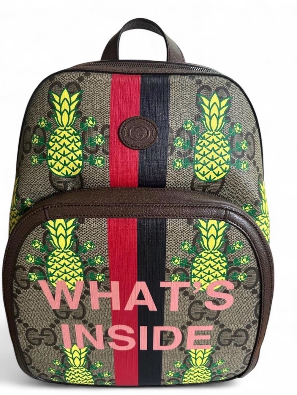 Gucci Pineapple GG Supreme Backpack (Brand New w/tags)